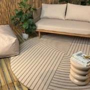 Rond buitenkleed Bold jute - Interieur05 Naturel,Beige - Polypropyleen