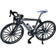 Clayre & Eef Decoratie Fiets 20x5x12 cm Grijs Metaal