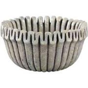 PTMD Bloempot Raffay - 30x30x15 cm - Cement - Grijs