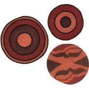 Mica Decorations Wanddecoratie Wall - 50x50x8 cm - Zeegras - Roze - Se...