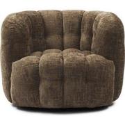 Arosa Swivel Armchair Brown