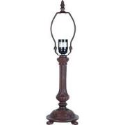 LumiLamp Lampenvoet Tafellamp Tiffany  Ø 16x47 cm  Bruin Kunststof Lam...