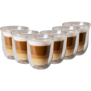 OTIX Dubbelwandige Glazen - Koffie - Koffietassen - Transparant - 6 st...