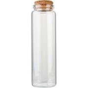 Clayre & Eef Voorraadpot Ø 4x15 cm Transparant Glas