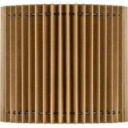 Papieren Gevouwen Lampenkap - Cilindrisch - Brown - ø20 x 17 cm - E27 ...