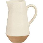 Mica Decorations Karaff Nika - 10x10x21.5 cm - Aardewerk - Gebroken Wi...