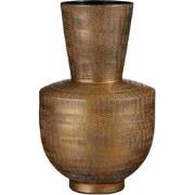 Mica Decorations Vaas Porto - 29x29x45 cm - Terracotta - Brons,Metalli...