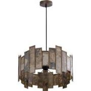 PTMD Levan Hanglamp - 43x43x22 cm - Steen - Messing