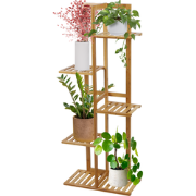 HIXA Plantentafel - Plantenrek - voor Binnen - Plantenstandaard - 5 La...