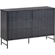 Beliani GLASTONBURY - Commode-Zwart-MDF