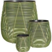 Mica Decorations Bloempot Cancun - 47x47x50 cm - Gerecycled Plastic - ...