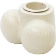 Candle holder - Scrotum - Polyresin - Sand - 7,5x5,5x4cm