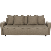 Beliani KRAMA - Slaapbank-Bruin-Polyester