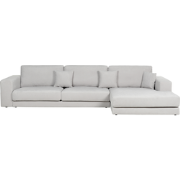 Beliani LOFOTEN - Hoekbank-Grijs-Polyester