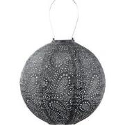 LUMIZ Solar tuinverlichting Paisley Rond - 30 cm - Donker Grijs