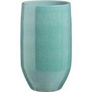 Mica Decorations Bloempot Matteo - 27x27x50 cm - Terracotta - Turquois...