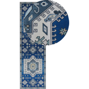 Beliani PARVAKADLI - Loper-Blauw-Polyester