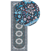 Beliani GEDIZ - Laagpolig-Blauw-Polyester