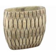 PTMD Bloempot Joedi - 40x20x36 cm - Cement - Taupe