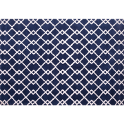 Beliani SERRES - Laagpolig-Blauw-Polyester