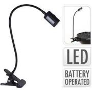 Bbq lamp led met klem zwart