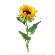 Helianthus annuus ilona s geel kunstbloem zijde nepbloem