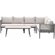 Garden Impressions Burela loungeset 5-delig rechts - taupe