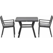 Garden Impressions Amarillo bistro tuinset 3-delig - Mina tuintafel 90...