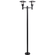 Beliani TIZU - Lantaarnpaal-Zwart-Aluminium
