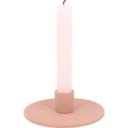 QUVIO Kaarsenstandaard rond - Keramiek - Terra Cotta