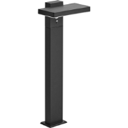 Beliani POPLAR - Staande tuinlamp-Zwart-Aluminium