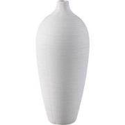 PTMD Vaas Cavinn - 15x15x35 cm - Keramiek - Wit