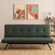 3-Zits Slaapbank Zoly Groen Stof - 180 cm - Zonder armleuningen - Geca...