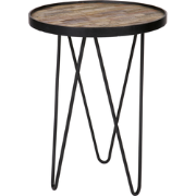 LEV BIJZETTAFEL HOUT/METAAL
