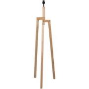 Mexlite - vloerlamp - Sabi - naturel - hout - Ø 52cm - E27 - 3408BE