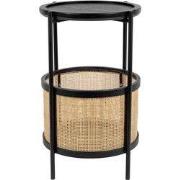 Housecraft Living Makoto Bijzettafel Rond 30x30 cm Zwart