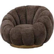 PTMD Daisy Fauteuil Antelope Euphoria 6 Gold Base