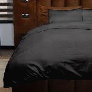 Zydante® Dekbedovertrek Emboss Geometric 140x220 cm - Zwart - met 1 Ku...