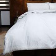 Zydante® Dekbedovertrek Emboss Rainbow 140x220 cm - Wit - met 1 Kussen...