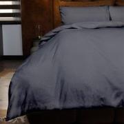 Emboss Dekbedovertrekset Rainbow - Antraciet - 140x220 + 1*60x70 cm