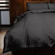 Zydante® Dekbedovertrek Emboss Rainbow 200x220 cm - Zwart - met 2 Kuss...