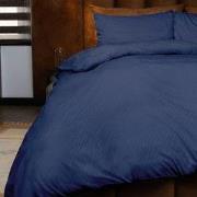 Zydante® Dekbedovertrek Emboss Zebra 140x220 cm - Donkerblauw - met 1 ...