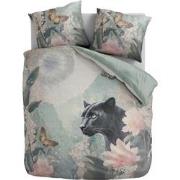 100% Microvezel dekbedovertrekset Panthers Bloom - 240x200/220 + 2*60x...