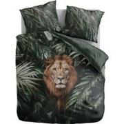 100% Microvezel dekbedovertrekset Jungle Majesty Lion - 140x200/220 + ...