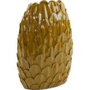 Vaas Feder - Geel - 28.5x19x40cm