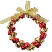 Clayre & Eef Kersthanger Ø 11 cm Rood Metaal