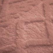 Dekbedovertrekset Jacquard Teddy Peach - 140x200/220+1*60x70 cm