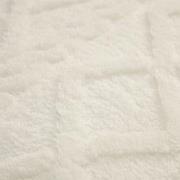 Dekbedovertrekset Jacquard Teddy Whisper White - 240x200/220+2*60x70 c...