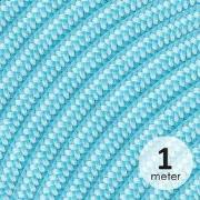 Strijkijzersnoer 3-aderig - per meter - lichtblauw