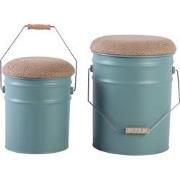Kruk Buckets - Grijsjade - Ø31cm